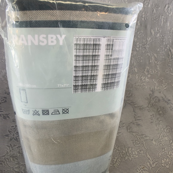 IKEA Ransby Striped Shower Curtain Multicolor71x71 - Picture 2 of 6